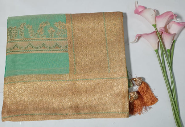 Haripriya Pure Silk Saree based on Natural Fabrics (Pure-13-Rexona)