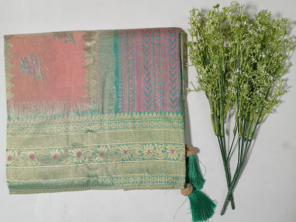 Haripriya Pure Silk Saree based on Natural Fabrics (Pure-15-Rexona)