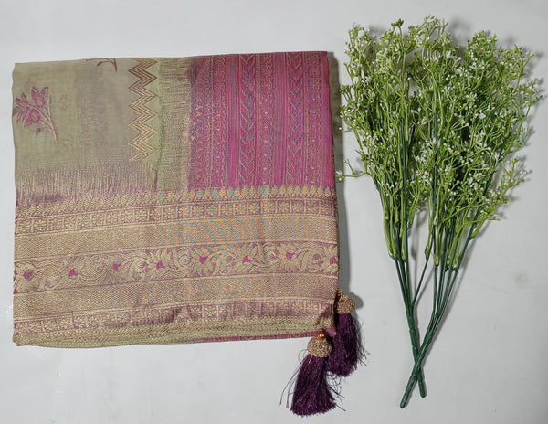 Haripriya Pure Silk Saree based on Natural Fabrics (Pure-15-Jamuni)
